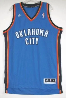 ADIDAS OKLAHOMA CITY THUNDER SWINGMAN BLANK TEAM BLUE JERSEY XL - Image 1 of 4