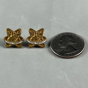 Lot Of 2 Loyal Order Of The Moose Total Energy Gold Tone Pin Pinback #54415 - Picture 1 of 3