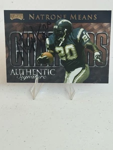 1999 Playoff Prestige Authentic Signatures Natrone Means Rookie Auto RC HOF π₯π₯ - Picture 1 of 3