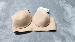 Leonisa 34C Beige 360 Trägerloser Contouring BH Neu mit Etikett - Bild 1 von 7