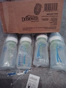 Dr. Brown's Natural Flow 9 Oz Baby Bottles 4 Pack - Picture 1 of 3