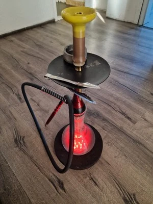 Shisha Orientalische Wasserpfeife 47cm Tribal 1 Schlauch Hookah Set inkl. Kohle - Bild 1 von 2