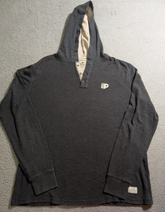 Camicia termica Henley Peet's Coffee uomo grigio antracite manica lunga / taglia L/XL - Foto 1 di 7