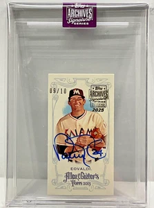 2025 TOPPS ARCHIVES SIGNATURE NATHAN EOVALDI AUTO #/10 ALLEN & GINTER 2013 - Picture 1 of 2