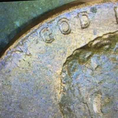 !! 1982 D Lincoln Error Penny with Strike Errors, missing letters - Image 1 of 4