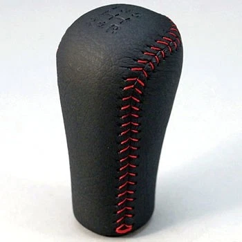 OEM Mazda 93-02 RX-7 FD3S Negro Rojo Puntada Cuero Perilla de Cambio R504-17-520 00 Foto 1 de 1