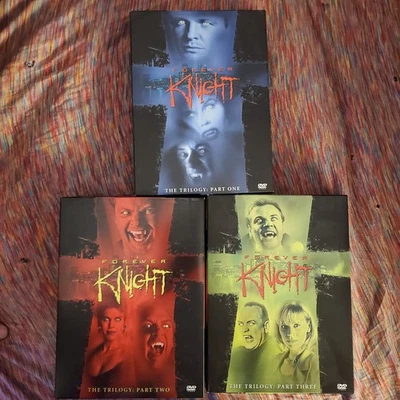 FOREVER KNIGHT TRILOGY Complete Series Seasons 1 2 3 DVD Box Sets Very Good  - Image 1 of 4
