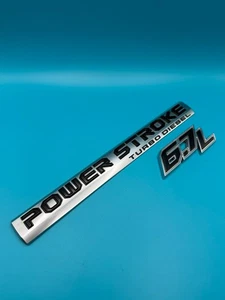 OEM 2017 - 2022 Ford F-250 POWERSTROKE Turbo Diesel 6.7L Emblem HC3Z9942528E - Picture 1 of 4