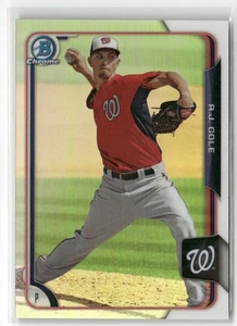 2015 BOWMAN #BCP8 A.J. COLE CHROME PROSPECTS REFRACTORS NATIONALS /499 - Picture 1 of 2