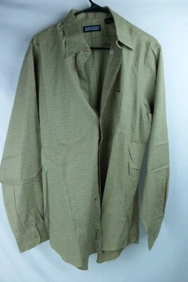 NEW Lands End Size 16 Yellow Dress Shirt 100% Cotton Long Sleeve Mens VTG - Image 1 of 4