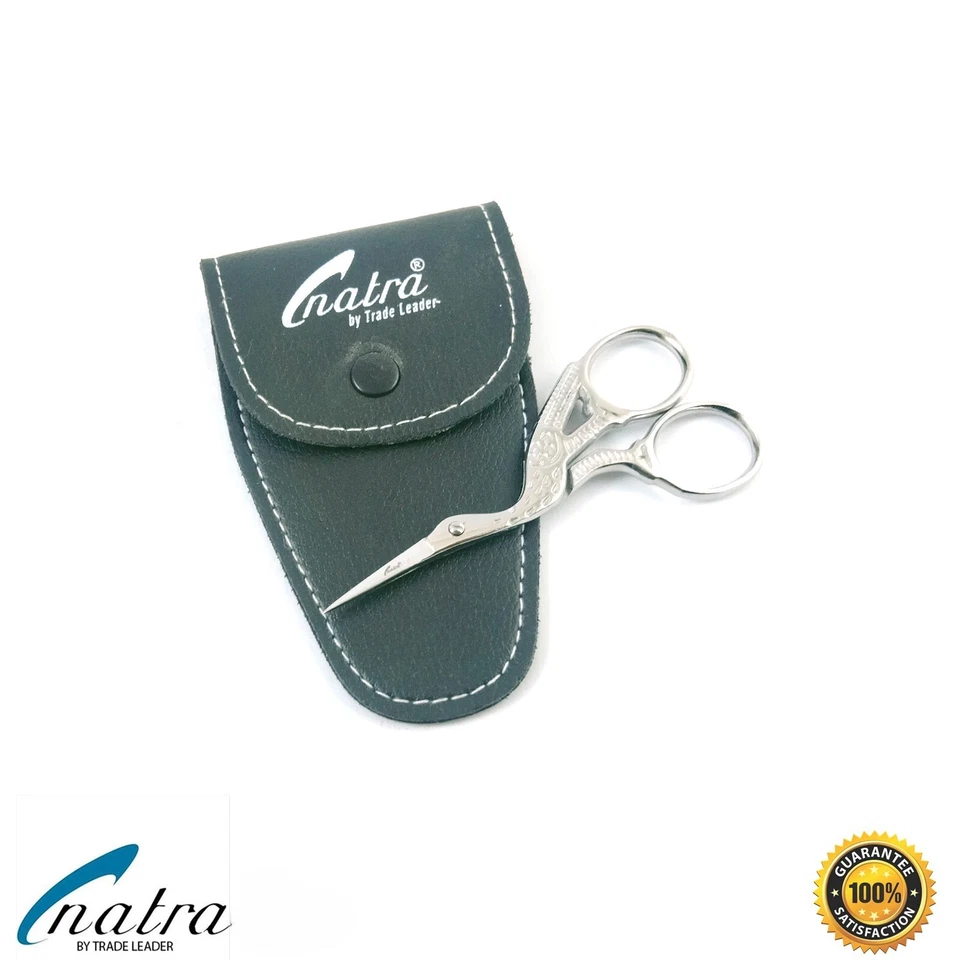 Storchschere Stickschere Fadenschere Nähenschere Handarbeitschere 10 cm Schere - Bild 1 von 4