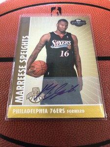 2008/09 Topps Co-Signers - Marreese Speights Rookie Autograph GOLD No. 13/25