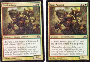 Feral Animist Dragon's Maze Magic the Gathering MTG x2 - Picture 1 of 2
