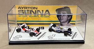 20. Ayrton Senna Toleman 183B+Williams Renault FW16 - 1st+Last Race - 1:43