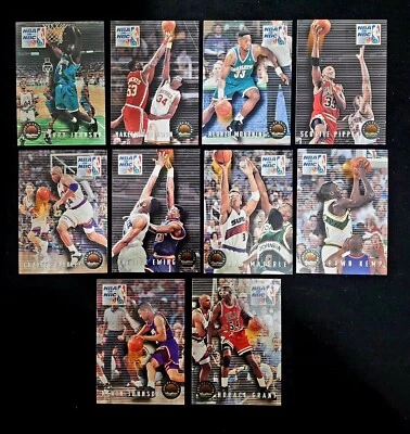 Lote de 10 tarjetas de baloncesto SkyBox Premium 1993-94 Foto 1 de 2