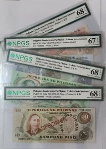 1978 Philippines "Collector Series Specimen"Set NPGS68 EPQ SUPERB GEM UNC @10050 - Picture 1 of 9