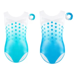 Girls Bodysuit Dance Leotard Training Jumpsuit Skating Sweatwear Sports Ballet - Picture 1 of 32