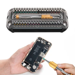 37X Precision Screwdriver Kit Electronics Repair Tool Kit w/ Magnetic Driver Bit - Picture 1 of 22