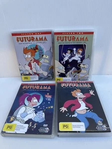 Futurama The Complete Collection Series 1 2 3 4, 15 Disc Set PAL Region 4 DVD - Picture 1 of 24