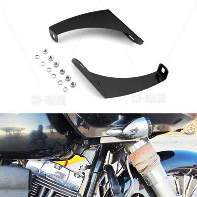 Soportes de montaje de soporte de carenado de alta resistencia para Harley 2004-2013 Road Glide FLTR Foto 1 de 4