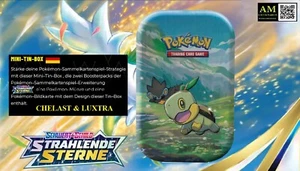 POKEMON STRAHLENDE STERNE - MINI TIN BOX - CHELAST & LUXTRA - DEUTSCH - NEU/OVP - Bild 1 von 2