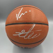 De’Aaron Fox Domantas Sabonis Signed Wilson NBA Basketball Beckett BAS Kings