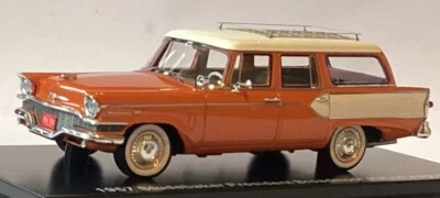 Esval Models 1957 Studebaker President Broadmoor Station Wagon. Orange/White. - Image 1 of 4