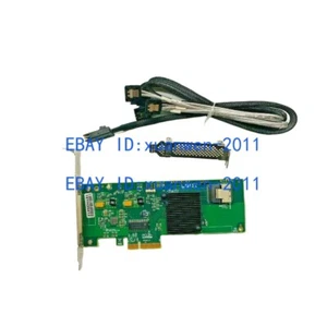 LSI 9211-4i 6G SAS HBA FW:P20 IT Mode ZFS FreeNAS unRAID + SFF-8087 SATA - Picture 1 of 5
