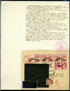 FRANCE -1946  - POSTAL STRIKE COVER – VF° - Bild 1 von 2