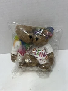 Boyds Bears 'Best Friends' 1999 Pair of Connected 6" Bears Light Brown + Shirts. - Picture 1 of 2