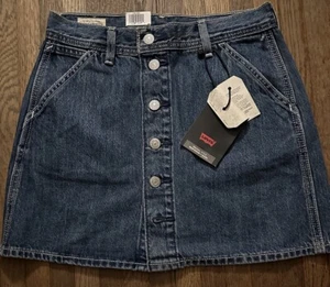 Falda de jean recta para mujer Levi's talla 27 nueva con etiquetas - Imagen 1 de 3