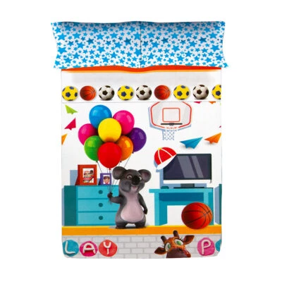 Completo copripiumino Junior 592 di Manterol per letto Singolo W579 - Immagine 1 di 2