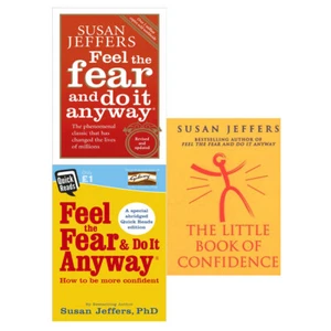 Susan Jeffers 3 Books Collection Set (Feel The Fear And Do It Anyway) NEW - Picture 1 of 4