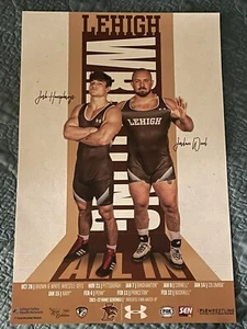 Póster de programación de LEHIGH U. WRESTLING 2021-22" JORDAN WOOD/HUMPHREYS - Imagen 1 de 2