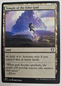 MTG Magic The Gathering Card Temple of the False God Land Innistrad Midnight Hun - Picture 1 of 2