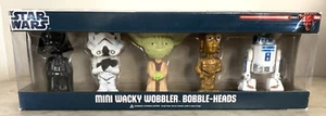 Funko Guerra de las Galaxias Mini Wacky Wobbler Bobble-Cabezas 5 Piezas, Nuevo - Imagen 1 de 8