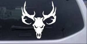 Tribal Buck Deer Skull Rack Car or Truck Window Laptop Decal Sticker 6X5.4 - Picture 1 of 33