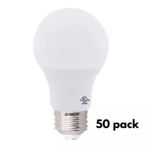 Lot Of 50 15W Light Bulb = 100 Watt Medium Base 4100k Cool White (50 pack) - Picture 1 of 4