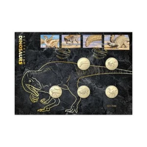 2022 Australian Dinosaurs Five-Coin Privy Mark Limited-Edition PNC - Just 500 - Picture 1 of 1