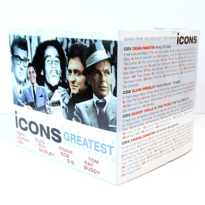 Icons: Songs from the Greatest Performers (12-Disc CD Boxset, 2006 Prism) - Image 1 of 4