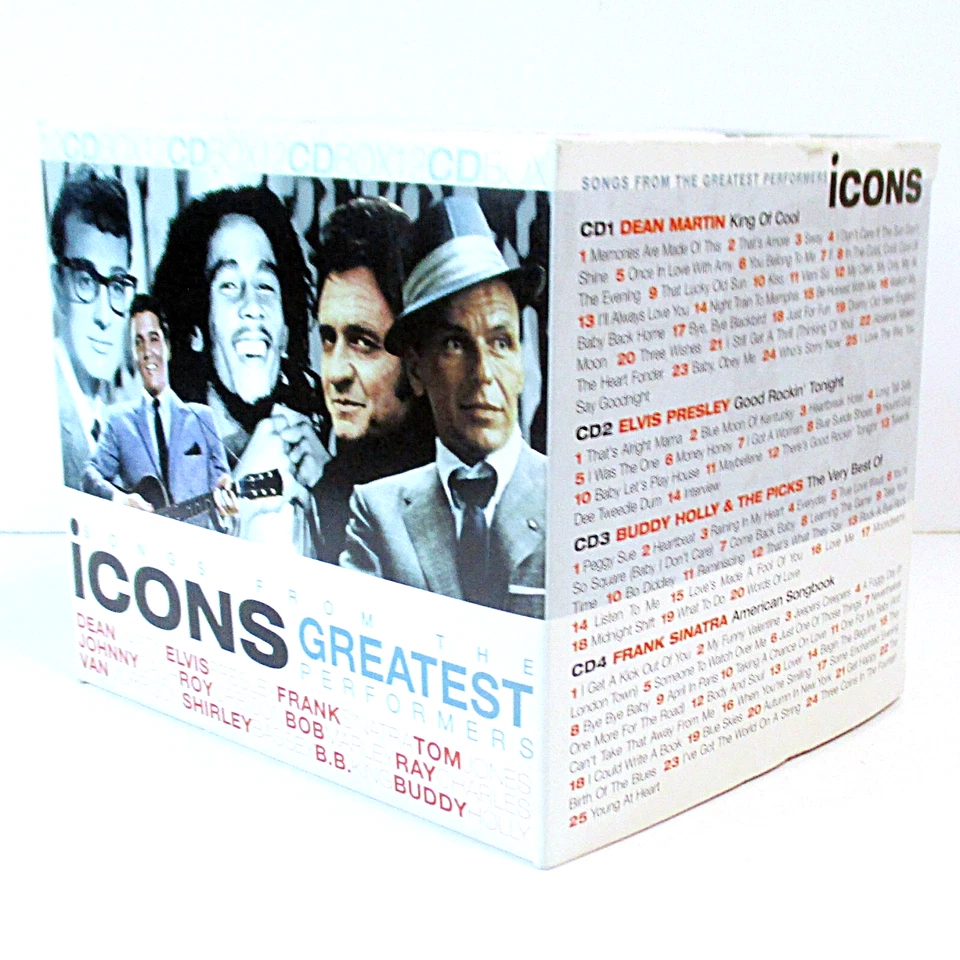 Icons: Songs from the Greatest Performers (12-Disc CD Boxset, 2006 Prism) - Image 1 of 4