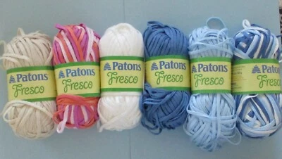 RARE  Patons Fresco Ribbon Yarn    81 Yards each  1.75 Ounce each   You Choose - Image 1 of 3