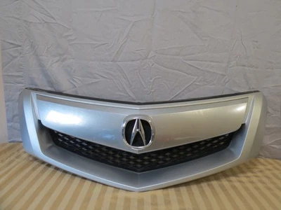 10 11 12 Acura RDX Front UPPER Grille Grill Mesh w Emblem Silver Chrome OEM - Image 1 of 4