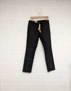 Ralph Lauren Modern Skinny Slim Jeans Black Denim UK 12 / L32 - New - Picture 1 of 14