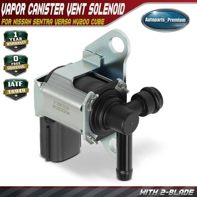 Vapor Canister Purge Valve for Nissan Sentra 07-12 Versa 07-14 NV200 13-21 Cube - Image 1 of 4