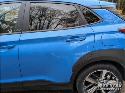 Hyundai Kona Rear Door Left 2020 SUV BARE 4/5dr OS LAGOON Blue (17-23) 1.0 T-GDi - Image 1 of 4