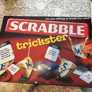 Scrabble Trickster 2010 Family Board Game Mattel Word Game Rule Break Complete - Picture 1 of 2