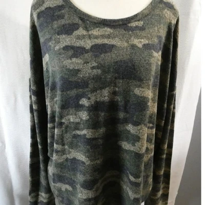 Lucky Brand Women's Large Camo Long Sleeve Shirt Casual Comfy  - Image 1 of 4