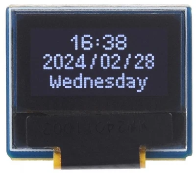 Waveshare 0.49" OLED Display Module, 64x32, I2C, SSD1315 Driver, SDA/SCL, - Image 1 of 4