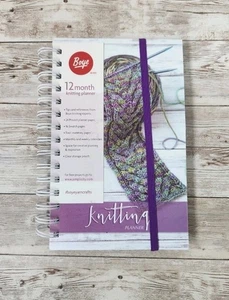 Boye 12 Monate Strickprojekt Planer undatiert mit Kalender und Inventar Tracker - Bild 1 von 6